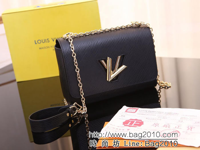 LV路易威登 最新最火款 Twist Denim中號 範冰冰同款 新款TWIST 50273  Bhq1270